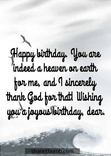 birthday wishes for wife religious